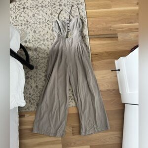 Free people wide leg jumpsuit